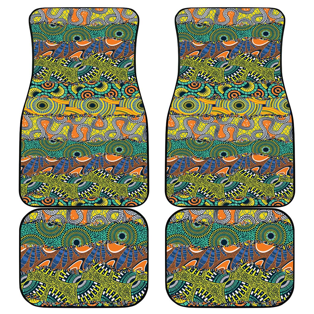 Africa Tribal Mixed Pattern Car Mats - Wonder Print Shop