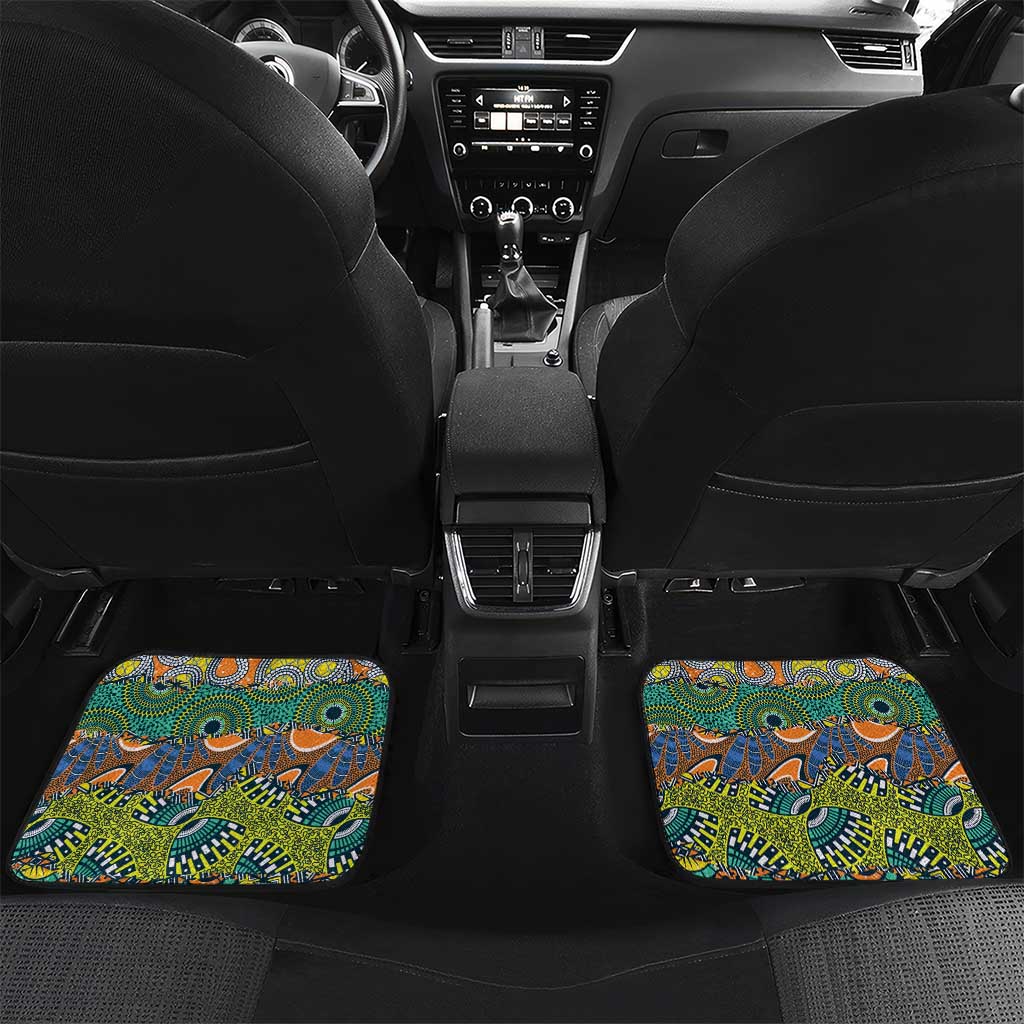 Africa Tribal Mixed Pattern Car Mats - Wonder Print Shop