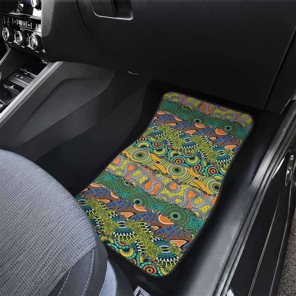 Africa Tribal Mixed Pattern Car Mats - Wonder Print Shop