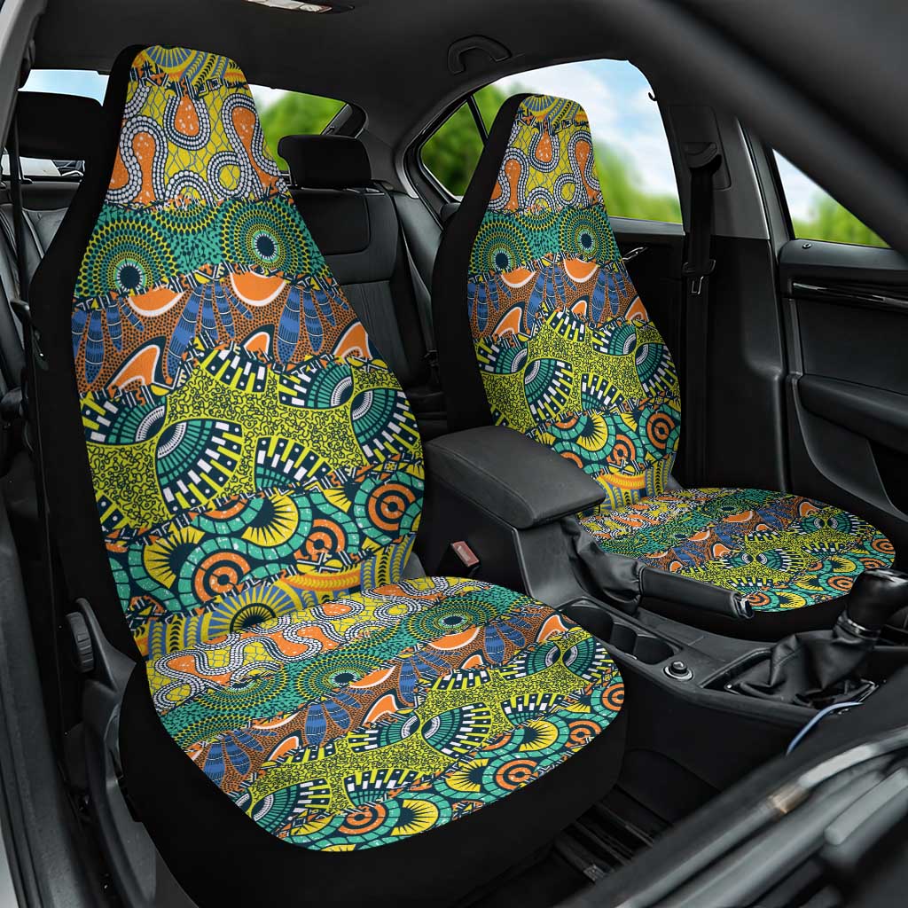 Africa Tribal Mixed Pattern Car Seat Cover - Wonder Print Shop