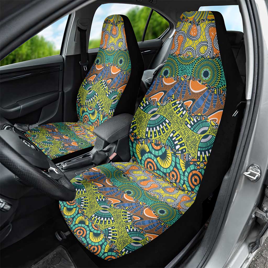 Africa Tribal Mixed Pattern Car Seat Cover - Wonder Print Shop