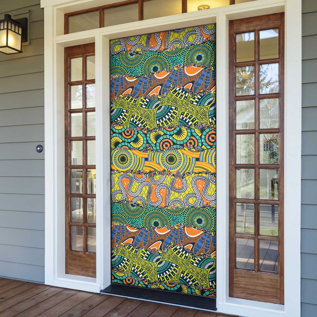 Africa Tribal Mixed Pattern Door Cover - Wonder Print Shop
