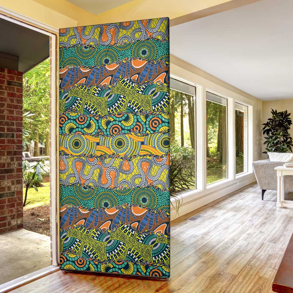 Africa Tribal Mixed Pattern Door Cover - Wonder Print Shop