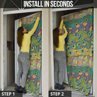 Africa Tribal Mixed Pattern Door Cover - Wonder Print Shop