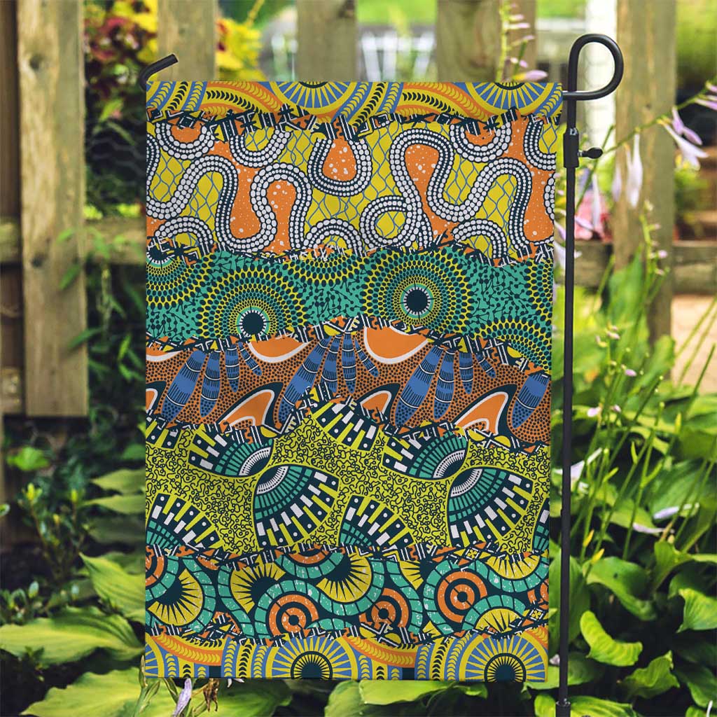 Africa Tribal Mixed Pattern Garden Flag - Wonder Print Shop