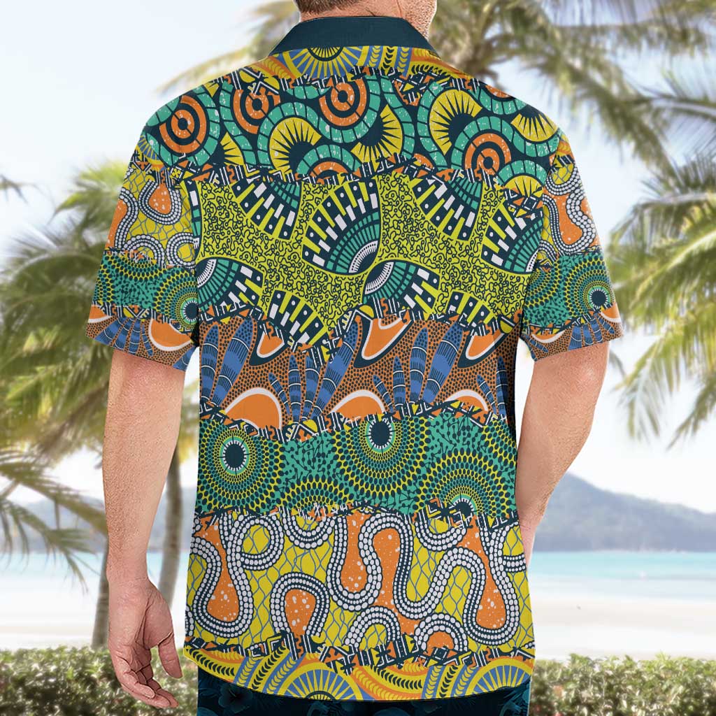 Africa Tribal Mixed Pattern Hawaiian Shirt - Wonder Print Shop