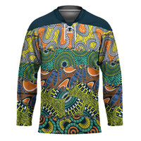Africa Tribal Mixed Pattern Hockey Jersey - Wonder Print Shop