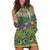 Africa Tribal Mixed Pattern Hoodie Dress - Wonder Print Shop