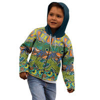 Africa Tribal Mixed Pattern Kid Hoodie - Wonder Print Shop