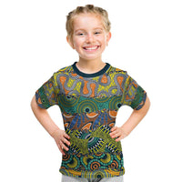 Africa Tribal Mixed Pattern Kid T Shirt - Wonder Print Shop
