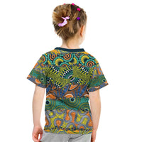 Africa Tribal Mixed Pattern Kid T Shirt - Wonder Print Shop