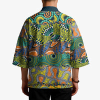 Africa Tribal Mixed Pattern Kimono - Wonder Print Shop