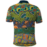 Africa Tribal Mixed Pattern Polo Shirt - Wonder Print Shop