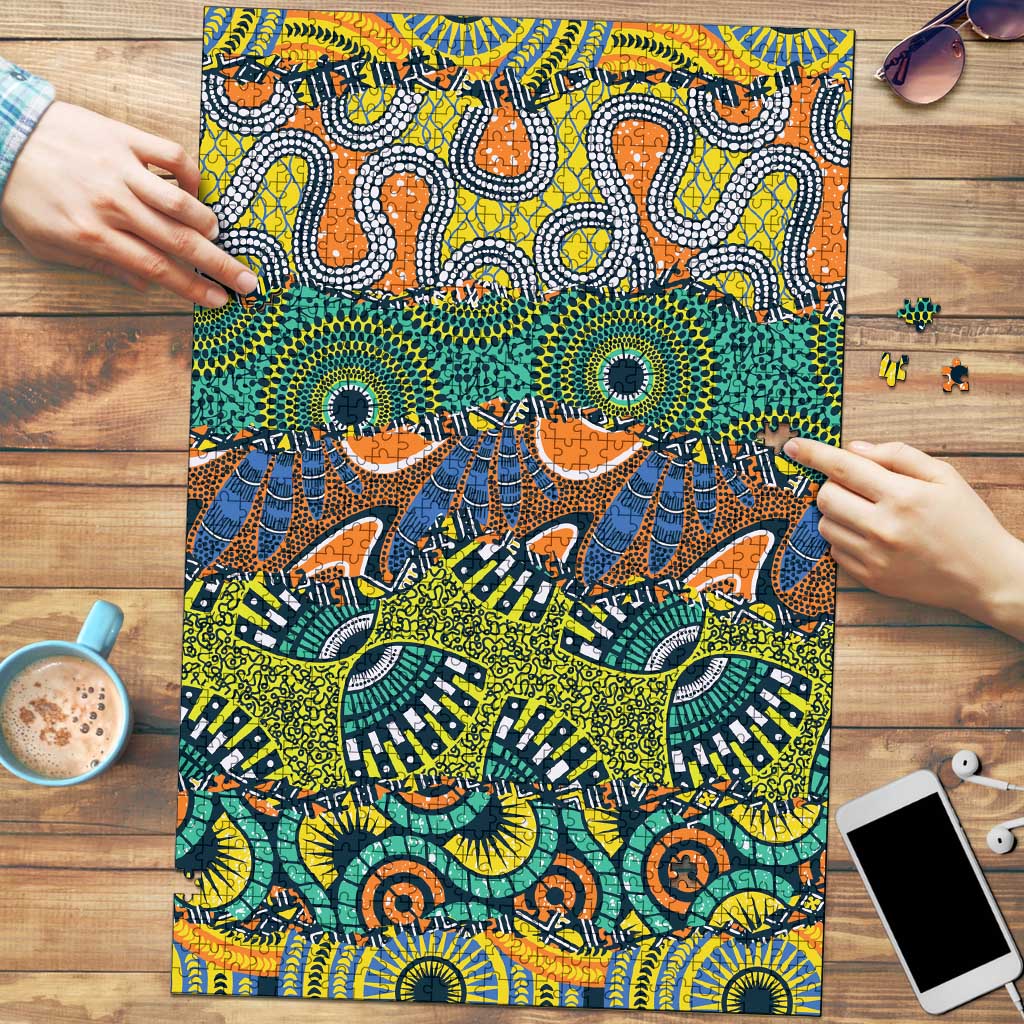 Africa Tribal Mixed Pattern Puzzle - Wonder Print Shop