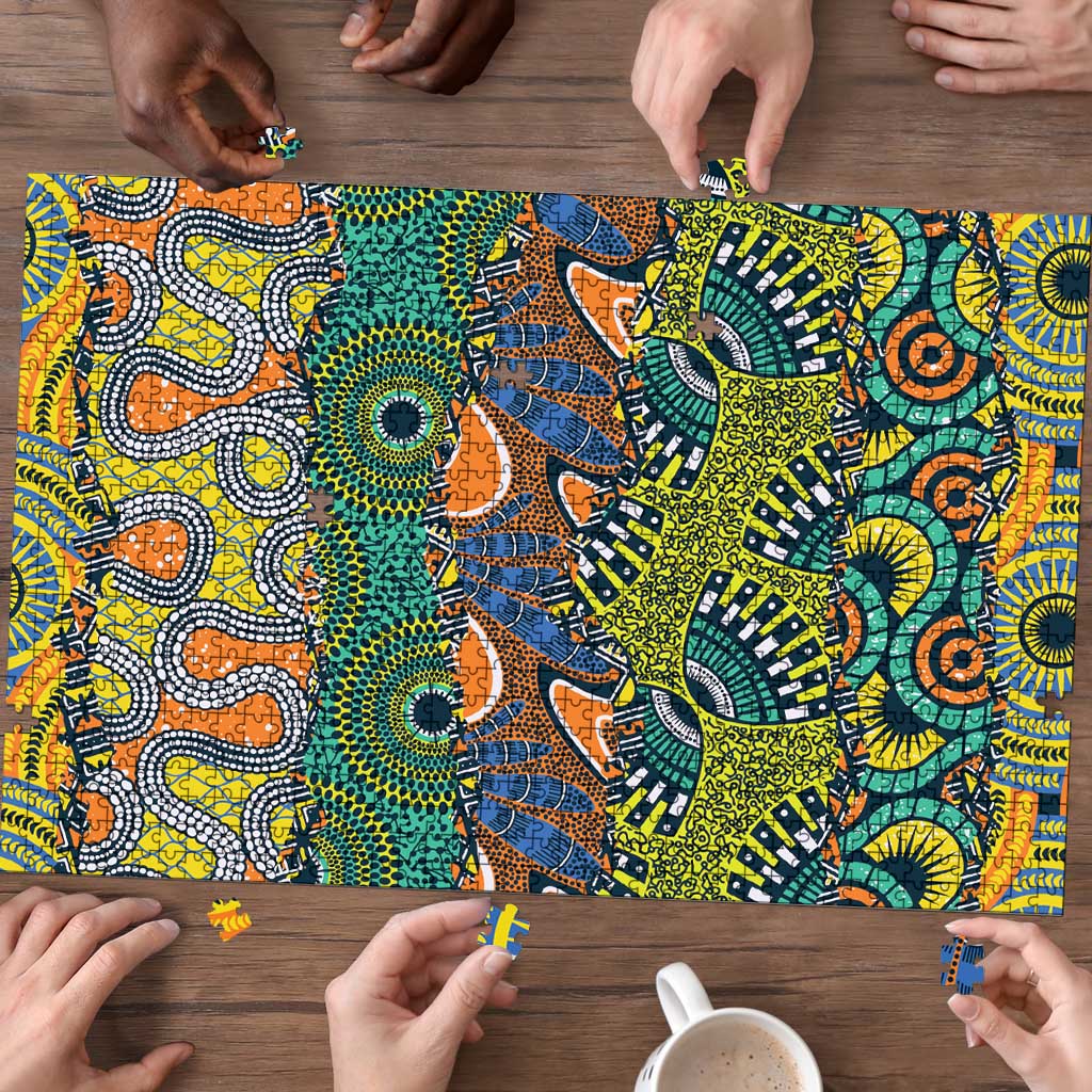 Africa Tribal Mixed Pattern Puzzle - Wonder Print Shop