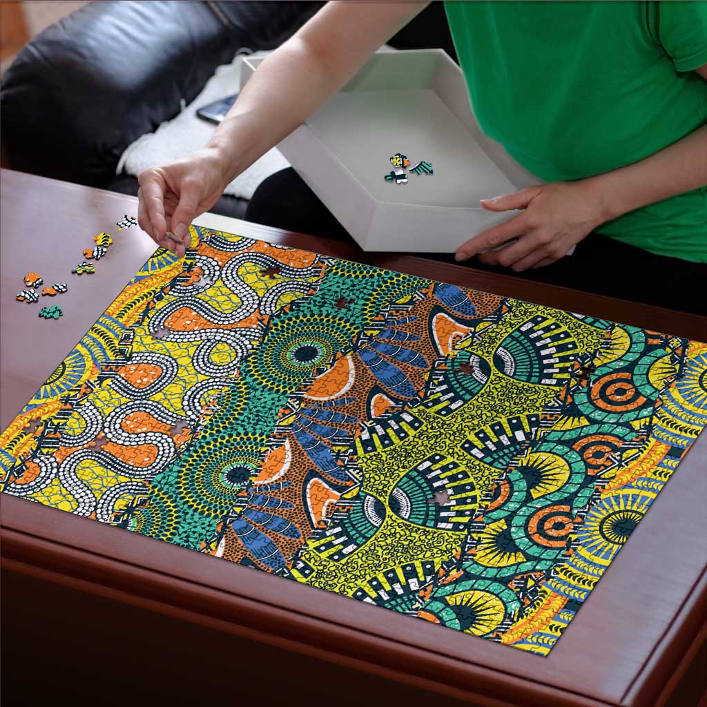 Africa Tribal Mixed Pattern Puzzle - Wonder Print Shop
