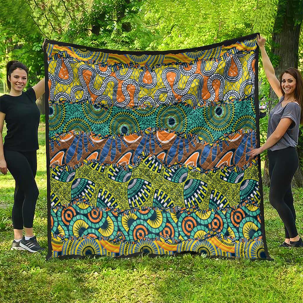Africa Tribal Mixed Pattern Quilt - Wonder Print Shop