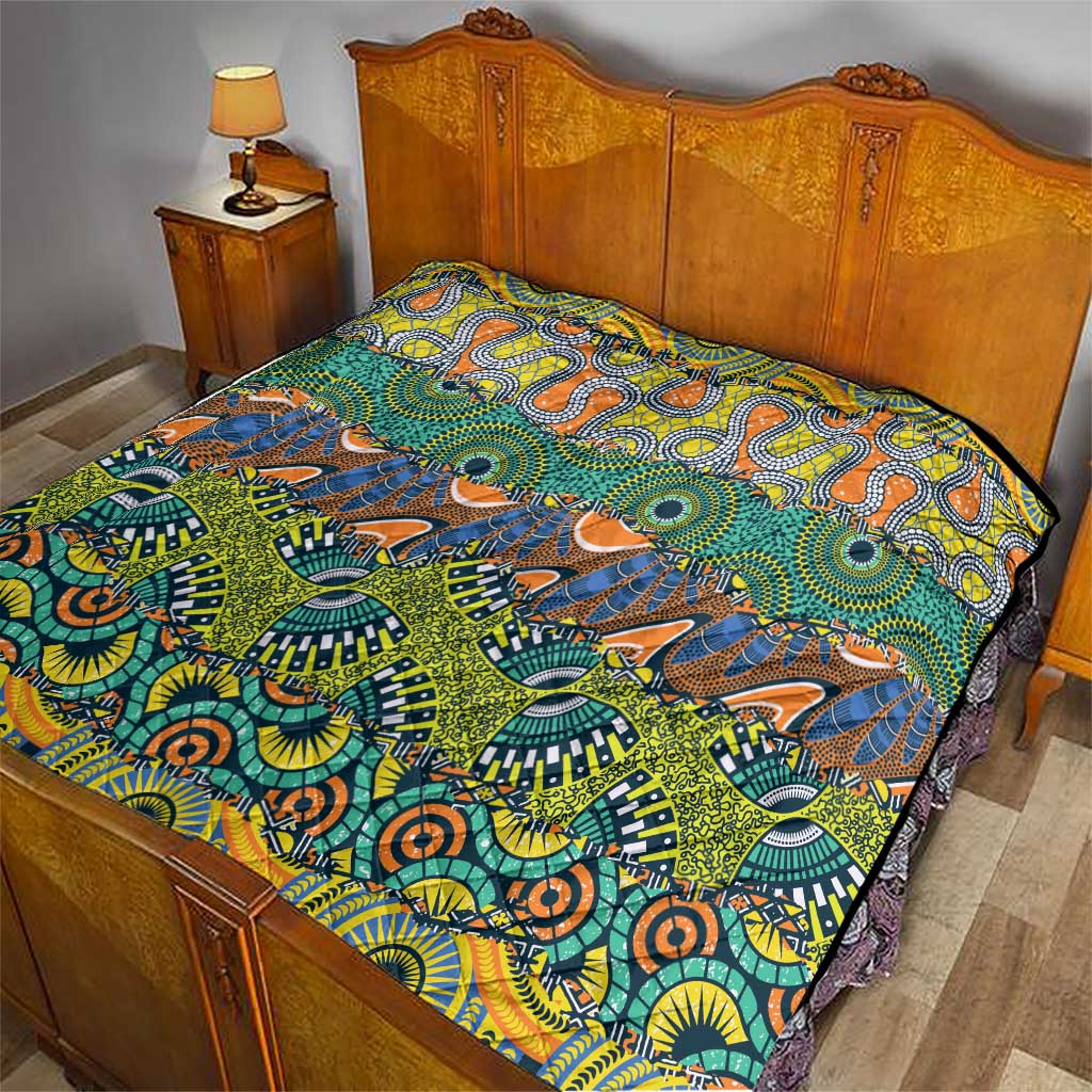 Africa Tribal Mixed Pattern Quilt - Wonder Print Shop