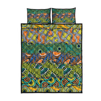 Africa Tribal Mixed Pattern Quilt Bed Set - Wonder Print Shop