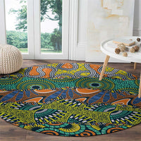Africa Tribal Mixed Pattern Round Carpet - Wonder Print Shop