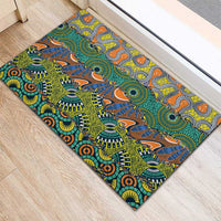 Africa Tribal Mixed Pattern Rubber Doormat - Wonder Print Shop
