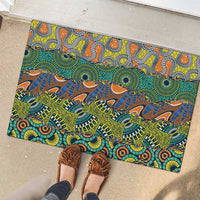 Africa Tribal Mixed Pattern Rubber Doormat - Wonder Print Shop