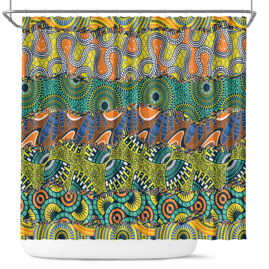 Africa Tribal Mixed Pattern Shower Curtain - Wonder Print Shop
