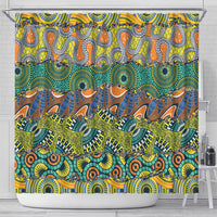 Africa Tribal Mixed Pattern Shower Curtain - Wonder Print Shop