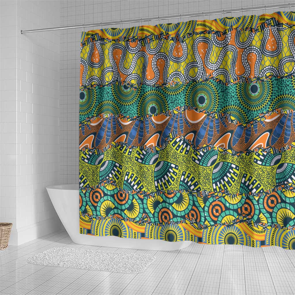 Africa Tribal Mixed Pattern Shower Curtain - Wonder Print Shop