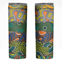 Africa Tribal Mixed Pattern Skinny Tumbler - Wonder Print Shop