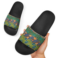 Africa Tribal Mixed Pattern Slide Sandals - Wonder Print Shop