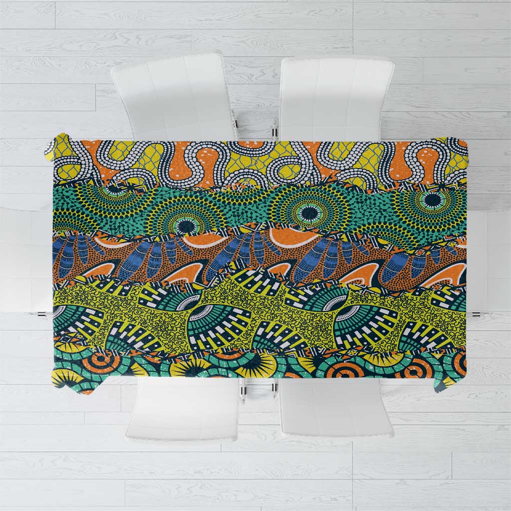 Africa Tribal Mixed Pattern Tablecloth - Wonder Print Shop