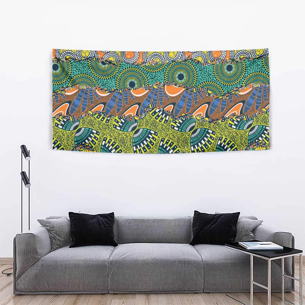 Africa Tribal Mixed Pattern Tapestry - Wonder Print Shop
