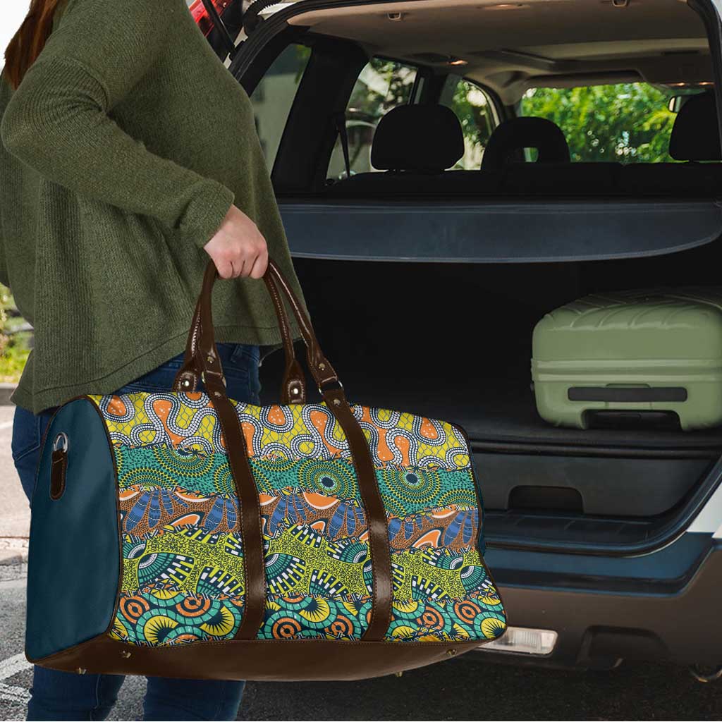 Africa Tribal Mixed Pattern Travel Bag - Wonder Print Shop