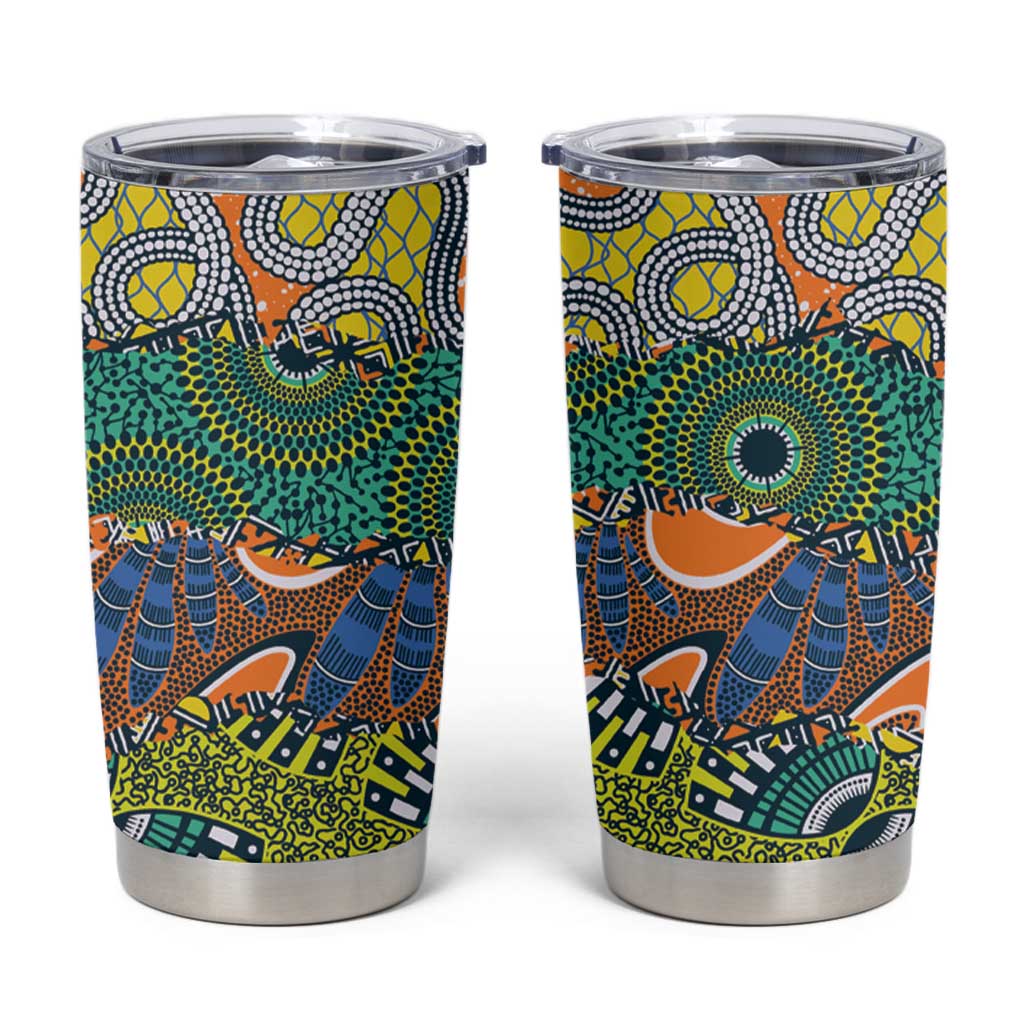 Africa Tribal Mixed Pattern Tumbler Cup - Wonder Print Shop