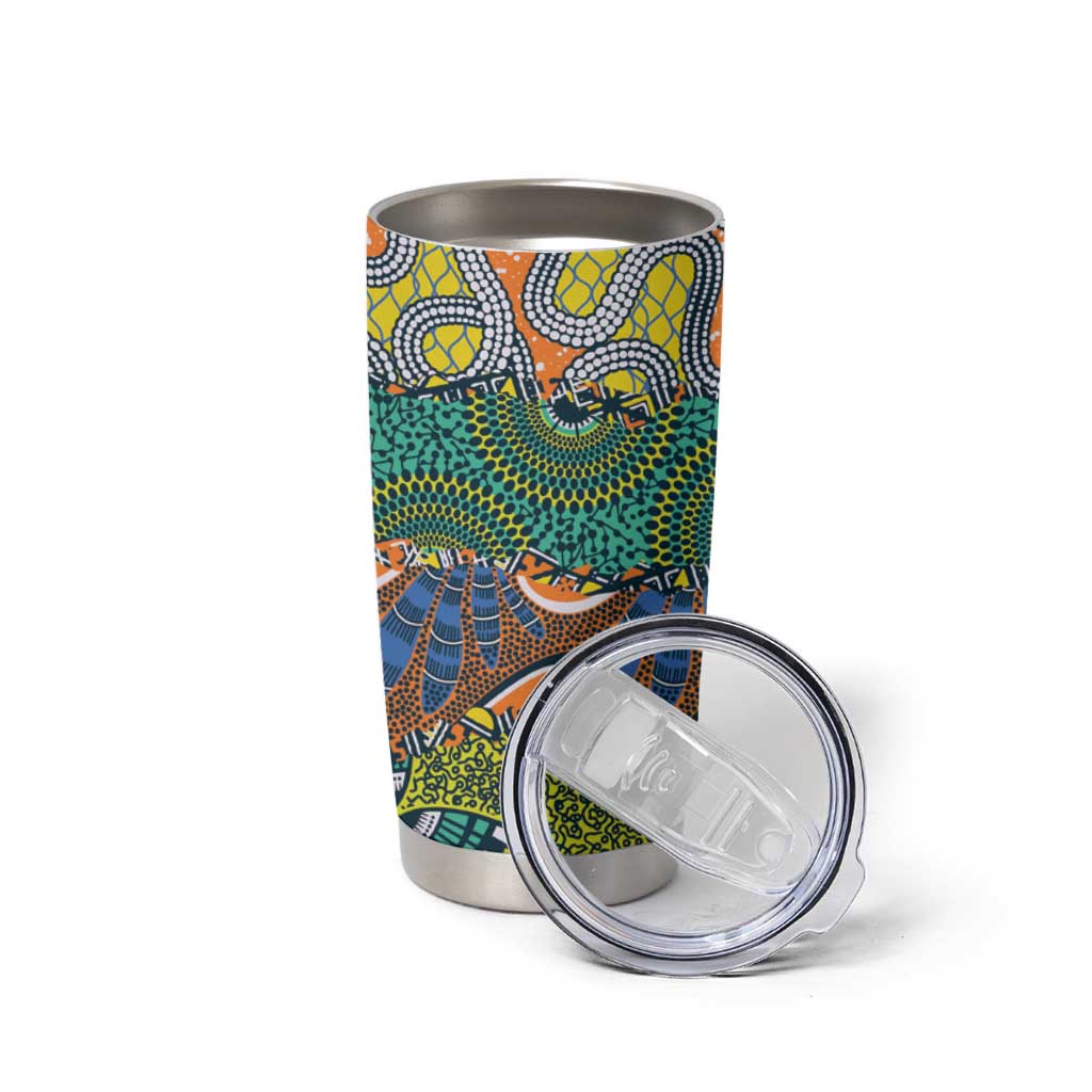 Africa Tribal Mixed Pattern Tumbler Cup - Wonder Print Shop