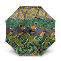 Africa Tribal Mixed Pattern Umbrella - Wonder Print Shop
