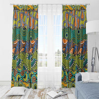 Africa Tribal Mixed Pattern Window Curtain - Wonder Print Shop