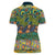 Africa Tribal Mixed Pattern Women Polo Shirt - Wonder Print Shop