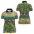 Africa Tribal Mixed Pattern Women Polo Shirt - Wonder Print Shop