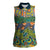 Africa Tribal Mixed Pattern Women Sleeveless Polo Shirt - Wonder Print Shop