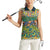 Africa Tribal Mixed Pattern Women Sleeveless Polo Shirt - Wonder Print Shop