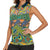 Africa Tribal Mixed Pattern Women Sleeveless Polo Shirt - Wonder Print Shop