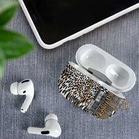 Africa Tribal Pattern Mixed Leopard Skin AirPods Case - Wonder Print Shop