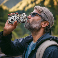 Africa Tribal Pattern Mixed Leopard Skin 4 in 1 Can Cooler Tumbler - Wonder Print Shop