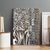 Africa Tribal Pattern Mixed Leopard Skin Canvas Wall Art - Wonder Print Shop