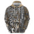 Africa Tribal Pattern Mixed Leopard Skin Hoodie - Wonder Print Shop