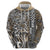 Africa Tribal Pattern Mixed Leopard Skin Hoodie - Wonder Print Shop