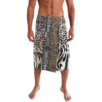 Africa Tribal Pattern Mixed Leopard Skin Lavalava - Wonder Print Shop