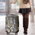 Africa Tribal Pattern Mixed Leopard Skin Luggage Cover - Wonder Print Shop